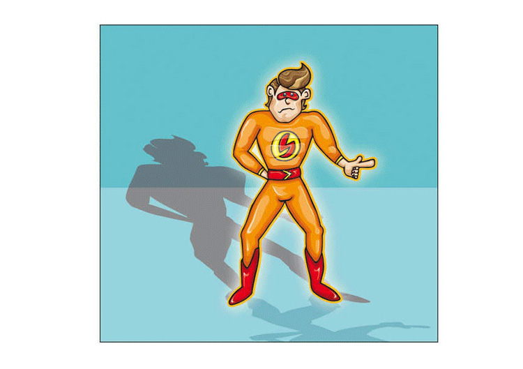 glasgow city council super hero illustration from drama teaching unit